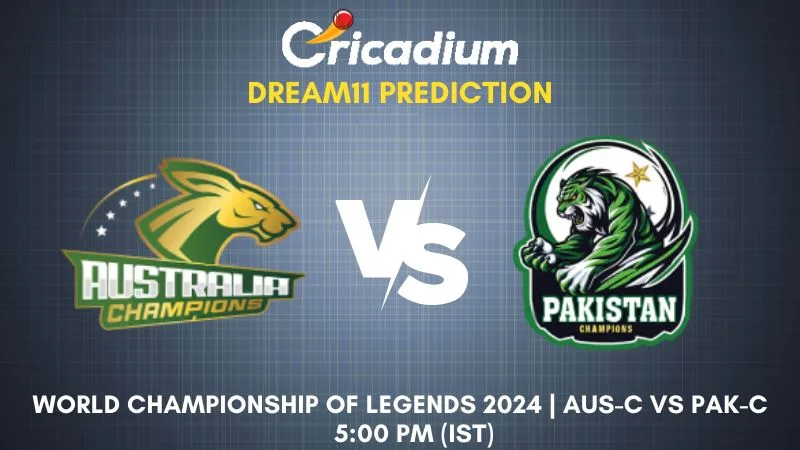 AUS-C vs PAK-C Dream11 Prediction 2nd T20I World Championship of Legends 2024