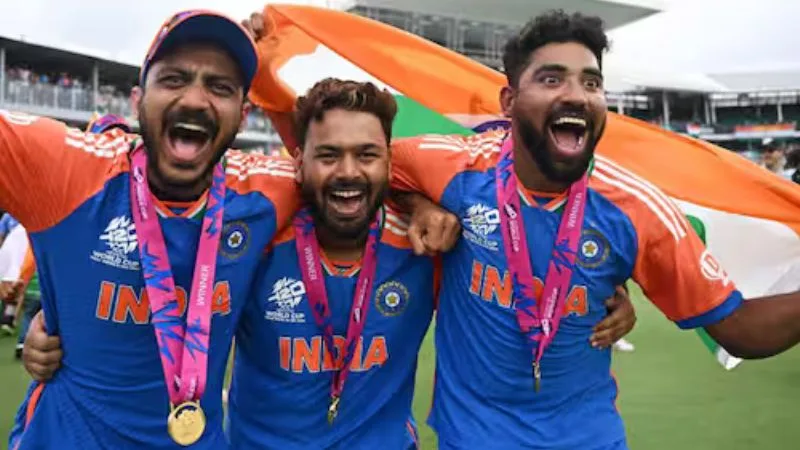 Pant, Siraj, & Patel's Fun Banter Over World Cup Medals Grabbed Attention