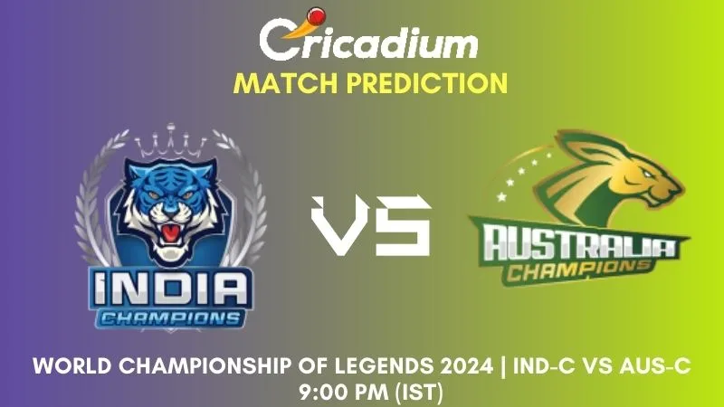 IND-C vs AUS-C Match Prediction 11th T20I World Championship of Legends 2024