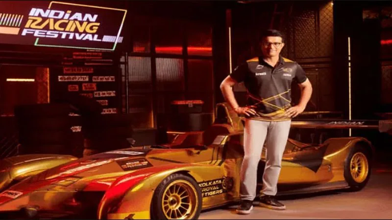 Sourav Ganguly Takes Helm of Kolkata Royal Tigers Racing Team