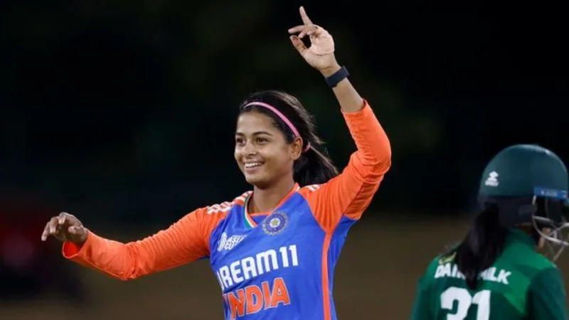 Shreyanka Patil's finger injury rules her out of Women's Asia Cup