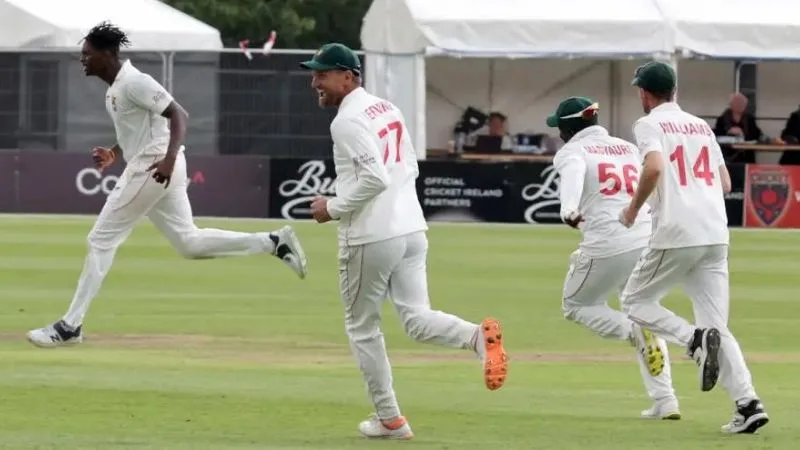 Ireland's 5-Run Feat After Boundary Save in One-Off Test