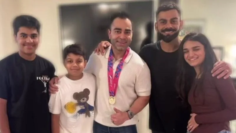 Virat Kohli forgets jet lag as he spends quality time with his family