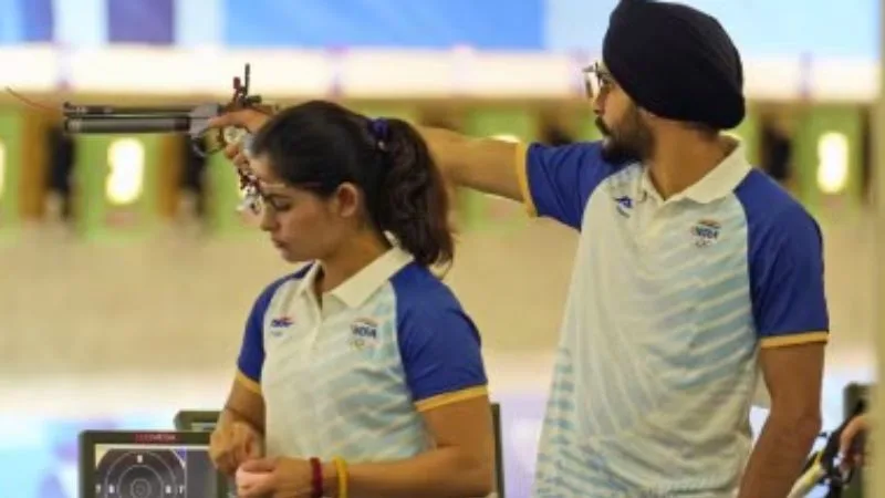 Manu Bhaker and Sarabjot Singh Win 2nd Bronze for India