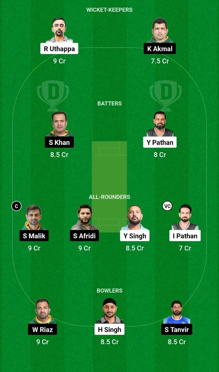 IND-C vs PAK-C Dream11 Prediction Final World Championship of Legends 2024