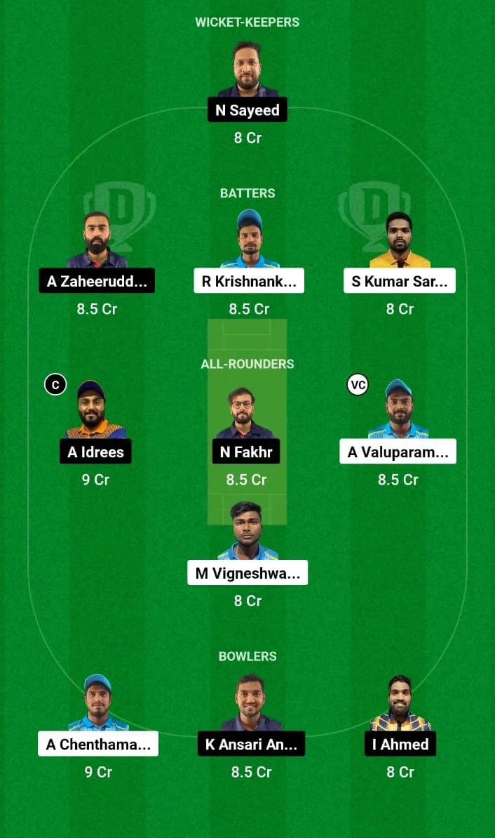 AEC vs SCC Dream11 Prediction 2nd Semi Final KCC T10 Summer Elite Cup 2024