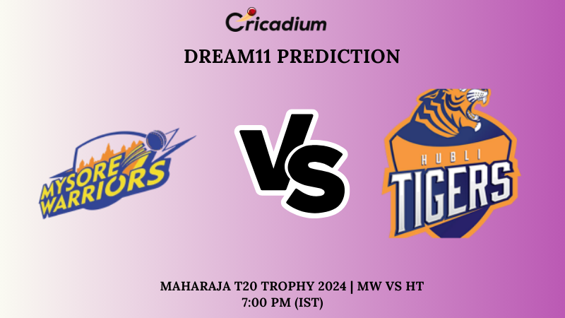 MW vs HT Dream11 Prediction 14th T20I Maharaja T20 Trophy 2024