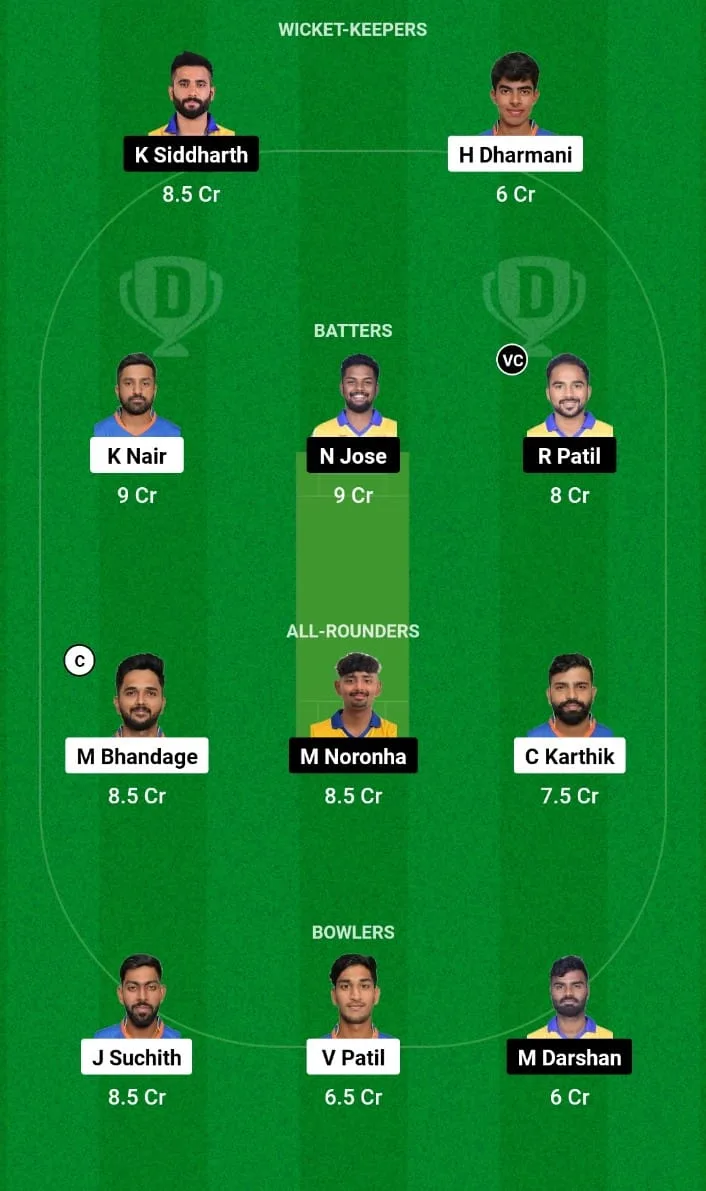 MW vs MD Dream11 Prediction 10th T20I Maharaja T20 Trophy 2024