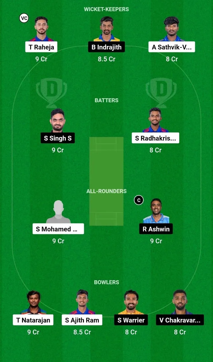 ITT vs DD Dream11 Prediction Quarter Final 2 TNPL 2024