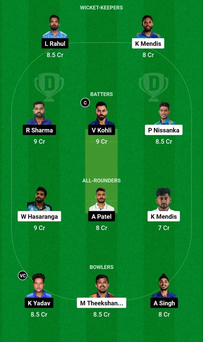 SL vs IND Dream11 Prediction India tour of Sri Lanka 2024 1st ODI