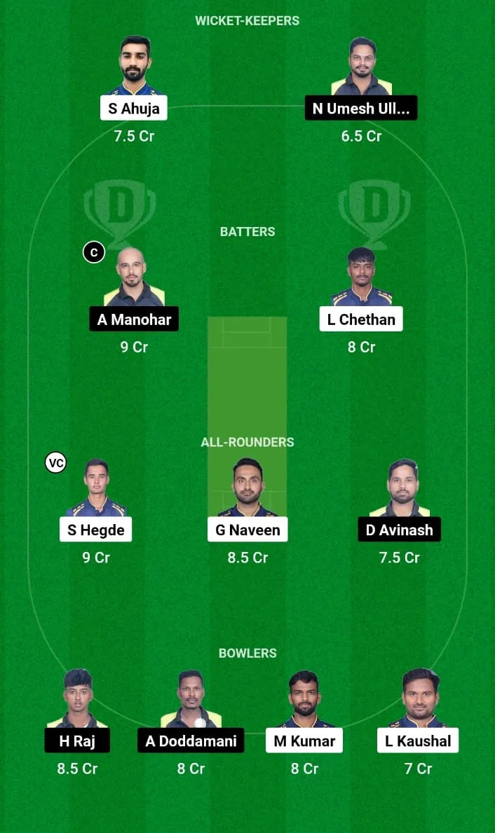 BB vs SL Dream11 Prediction 28th T20I Maharaja T20 Trophy 2024