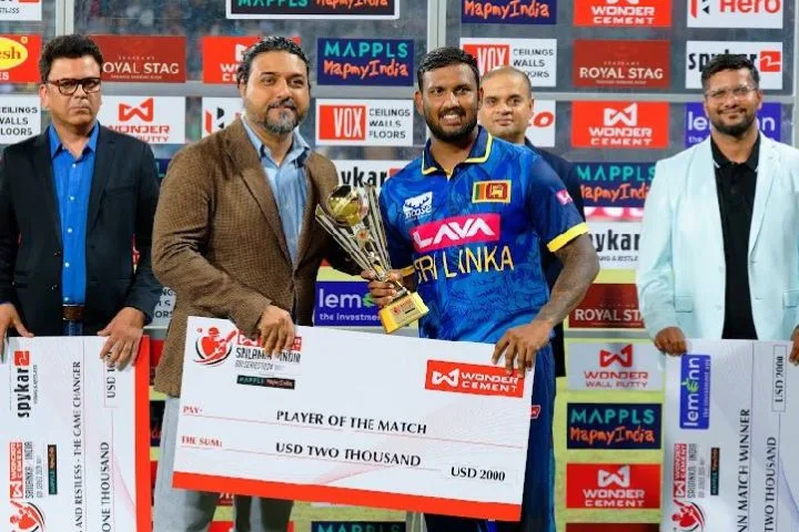 Avishka Fernando Named Player of the Match, Hails Team Effort