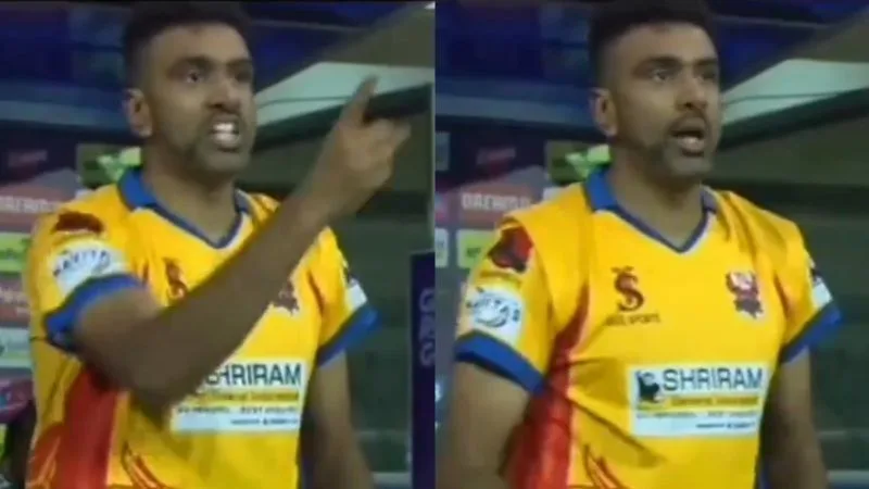 Ravichandran Ashwin Expresses Frustration During Match