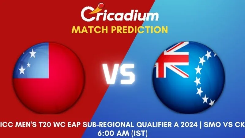 SMO vs CK Match Prediction 10th T20I ICC Men's T20 WC EAP Sub-regional Qualifier A 2024