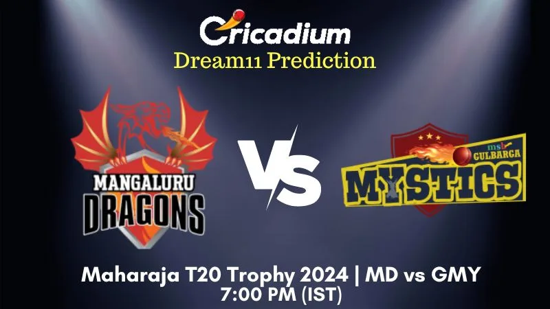 MD vs GMY Dream11 Prediction 18th T20I Maharaja T20 Trophy 2024