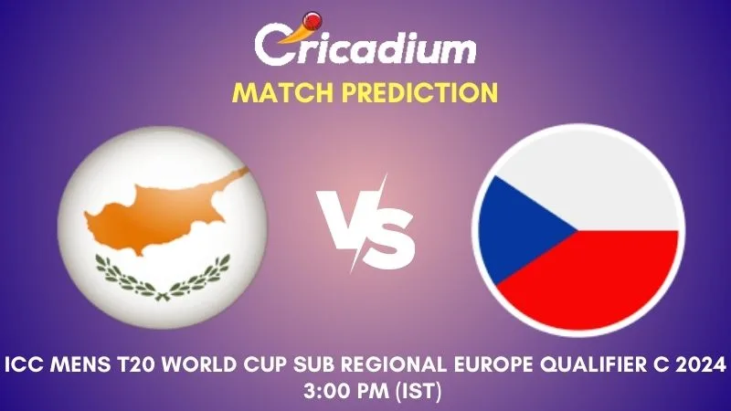 CYP vs CZE Match Prediction 14th T20I ICC Mens T20 World Cup Sub Regional Europe Qualifier C 2024