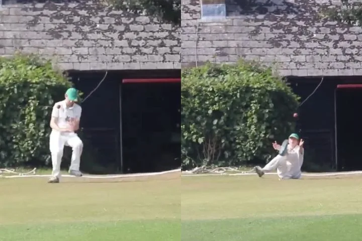 Fielder Juggles Ball Seven Times Before Dropping Catch