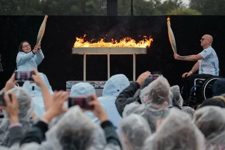 Flame lighting begins the journey of Paris Paralympics 2024