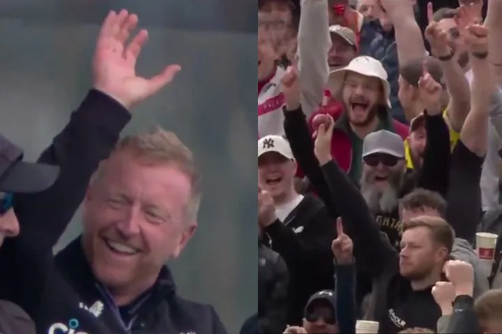 Paul Collingwood left amazed by a spectator’s one-handed catch