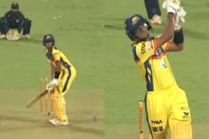 Samit Dravid’s Stunning Six in Maharaja T20 Ignites Fans