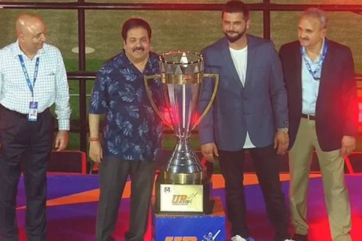 UP T20 Trophy Unveiled by Rajeev Shukla and Suresh Raina