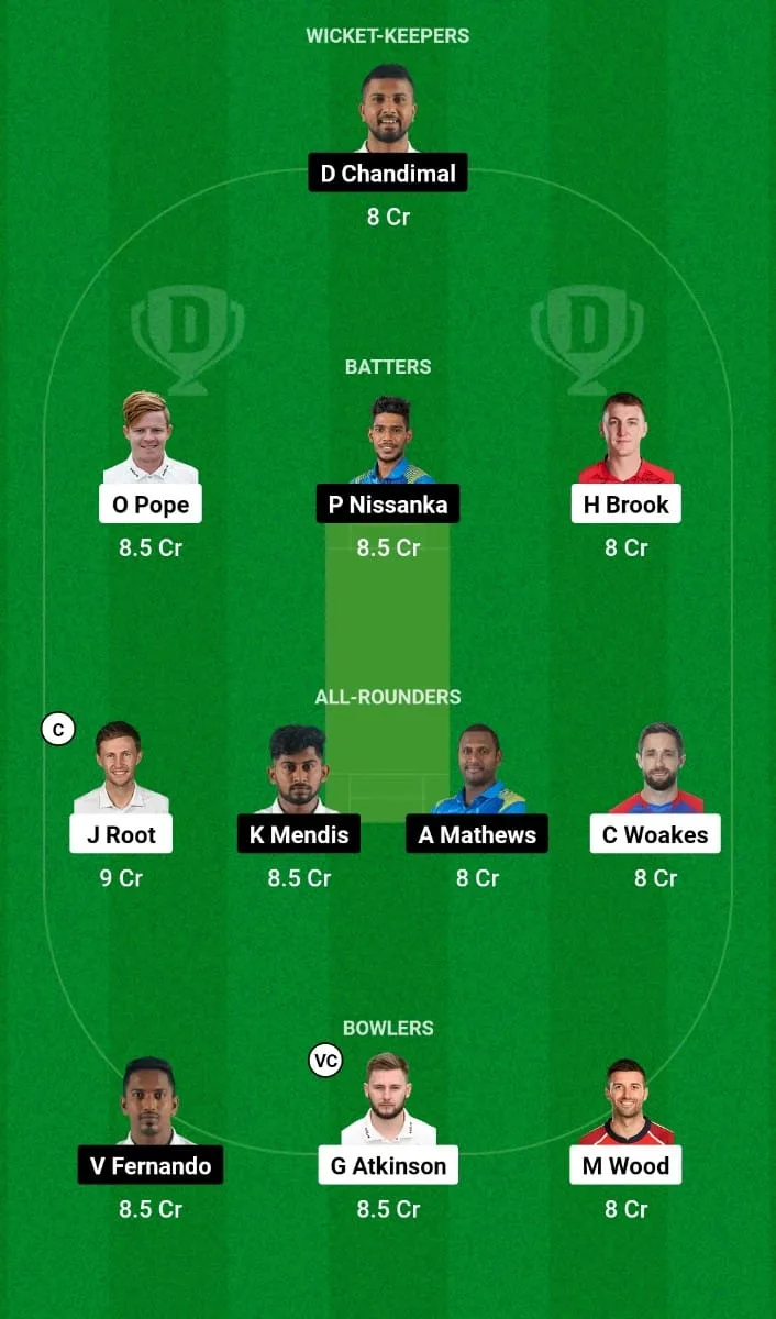 ENG vs SL Dream11 Prediction Match 1 Sri Lanka tour of England 2024