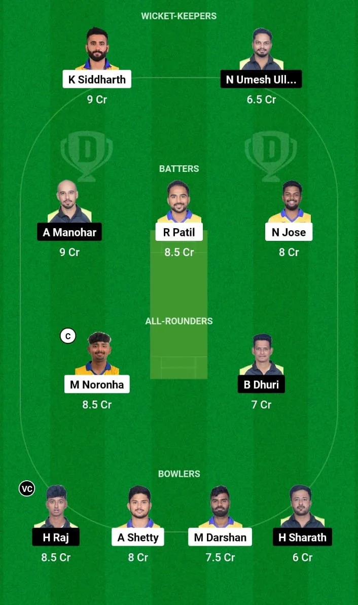 MD vs SL Dream11 भविष्यवाणी 22वां T20I महाराजा टी20 ट्रॉफी 2024