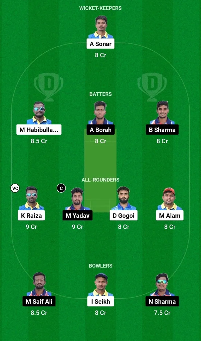 NSC vs GTC Dream11 Prediction 20th T20I Assam T20 Pride Cup 2024