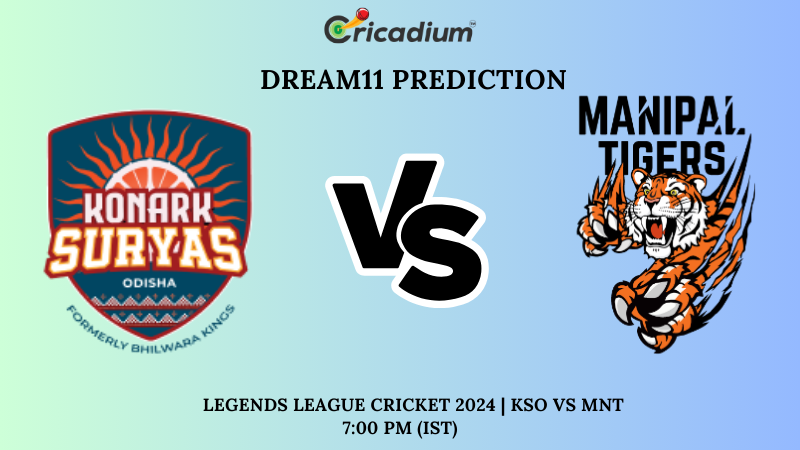 KSO vs MNT Dream11 Prediction 7th T20I Legends League Cricket 2024