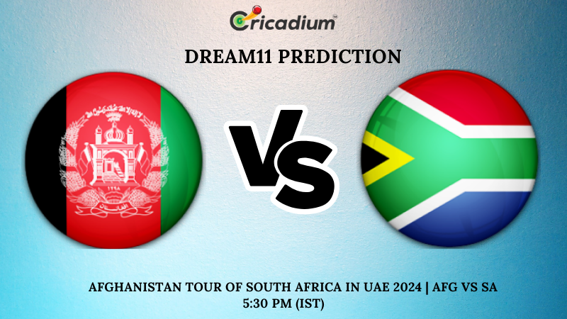 AFG vs SA Dream11 Prediction 1st ODI Afghanistan tour of South Africa in UAE 2024