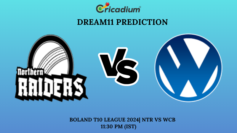 NTR vs WCB Dream11 Prediction 25th T20I Boland T10 League 2024