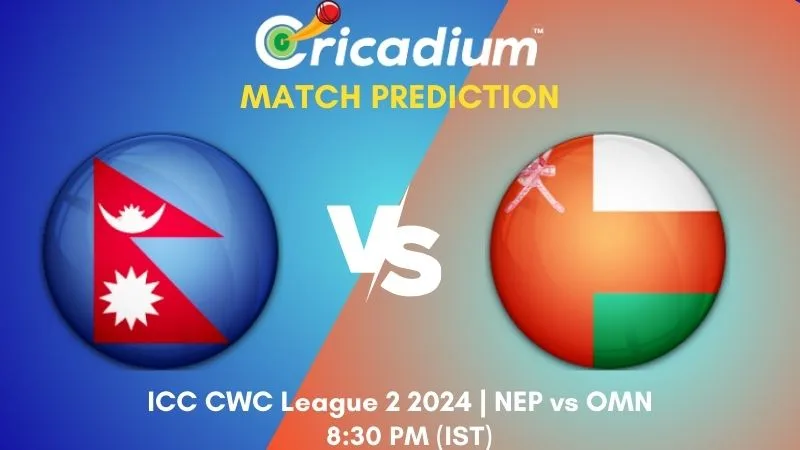 NEP vs OMN Match Prediction 34th ODI ICC CWC League 2 2024