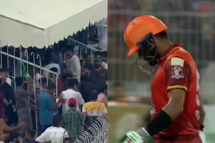 Fans Exit After Babar Azam's Wicket in One-Day Cup