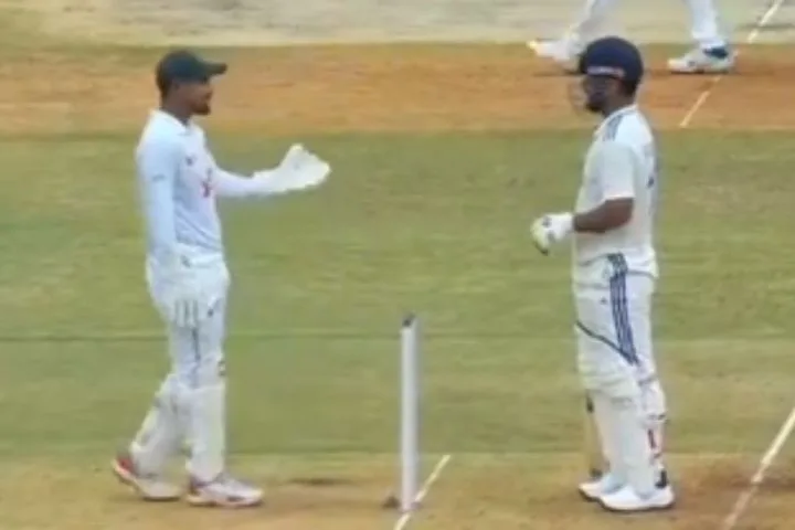 Heated Exchange Between Rishabh Pant and Liton Das in First Test Match