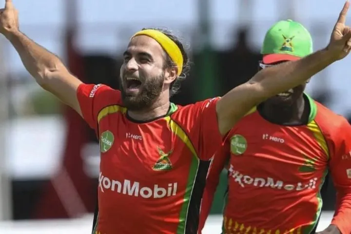 Imran Tahir First Overseas Bowler to Reach 100 CPL Wickets