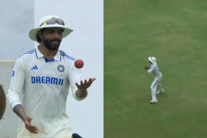 Jadeja’s Stunning Catch Seals Miraz’s Dismissal off Ashwin’s Magic