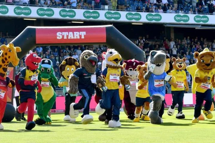 Mascot Race Delights Fans with Thrills at Vitality Blast