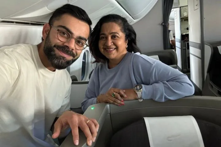 Radikaa Sarathkumar Shares Photo with Virat Kohli Online