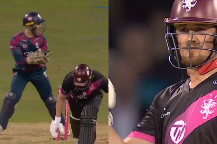 Rare Wicket Keeper No Ball in Vitality Blast