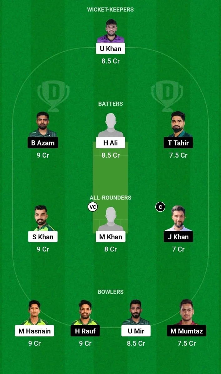 PAN vs STA Dream11 Prediction 9th ODI Pakistan Champions One-Day Cup 2024