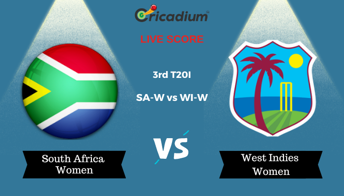 ICC Womens T20 World Cup 2024 3rd T20I SA-W vs WI-W Live Score