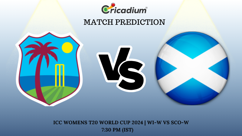 WI-W vs SCO-W Match Prediction 8th T20I ICC Womens T20 World Cup 2024