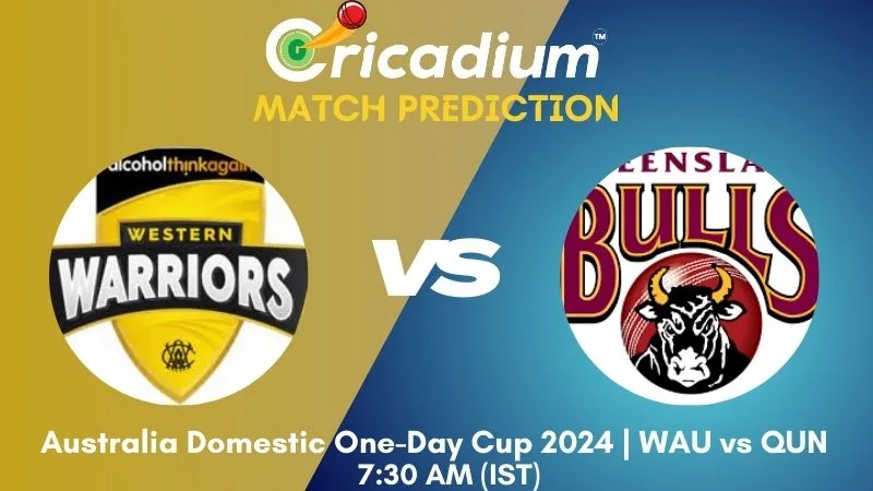 WAU vs QUN Match Prediction 7th ODI Australia Domestic One-Day Cup 2024