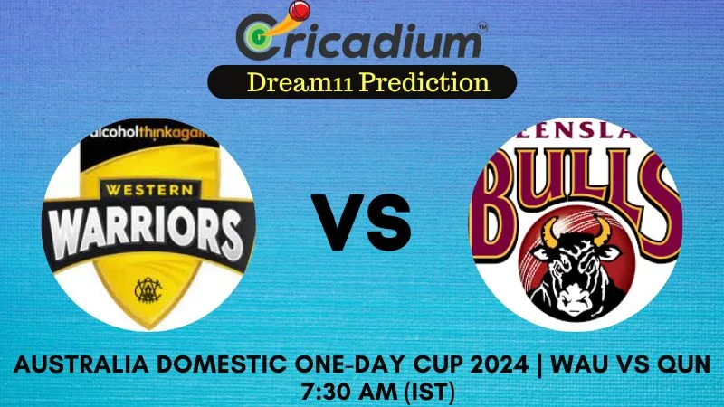 WAU vs QUN Dream11 Prediction 7th ODI Australia Domestic One-Day Cup 2024