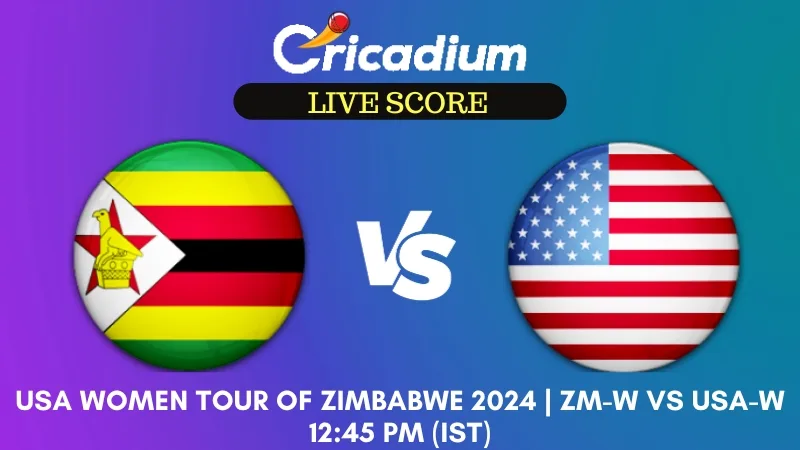 USA Women tour of Zimbabwe 2024 1st ODI ZM-W vs USA-W Live Score