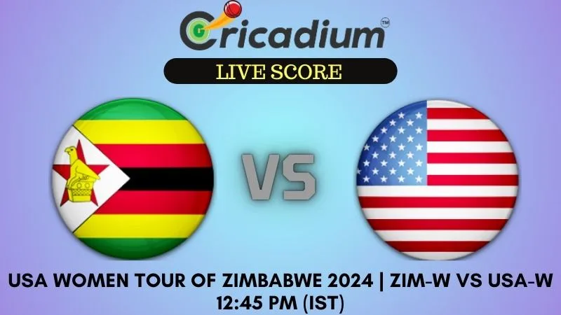 USA Women tour of Zimbabwe 2024 2nd ODI ZIM-W vs USA-W Live Score