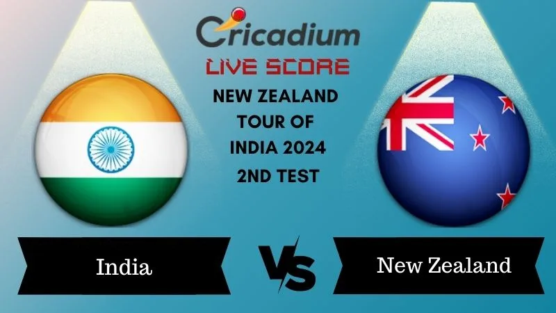 New Zealand tour of India 2024 2nd Test IND vs NZ Live Score