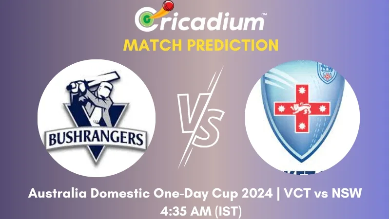 VCT vs NSW Match Prediction 8th ODI Australia Domestic One-Day Cup 2024