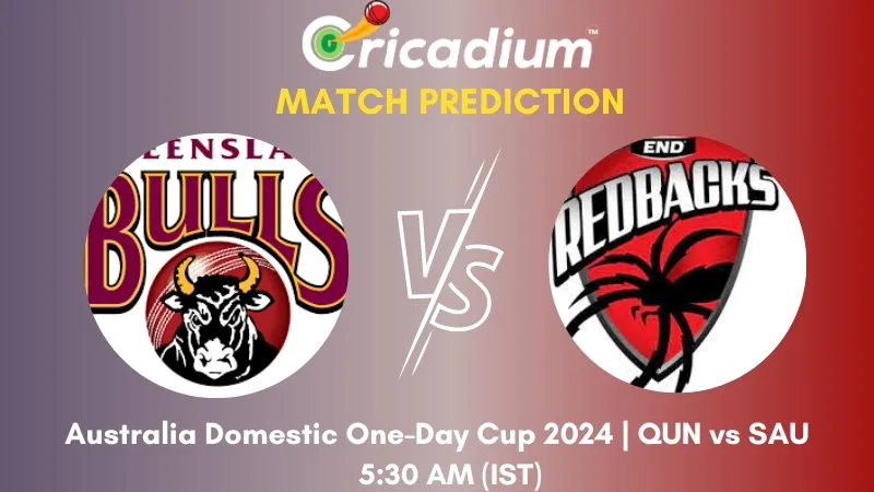 QUN vs SAU Match Prediction 9th ODI Australia Domestic One-Day Cup 2024