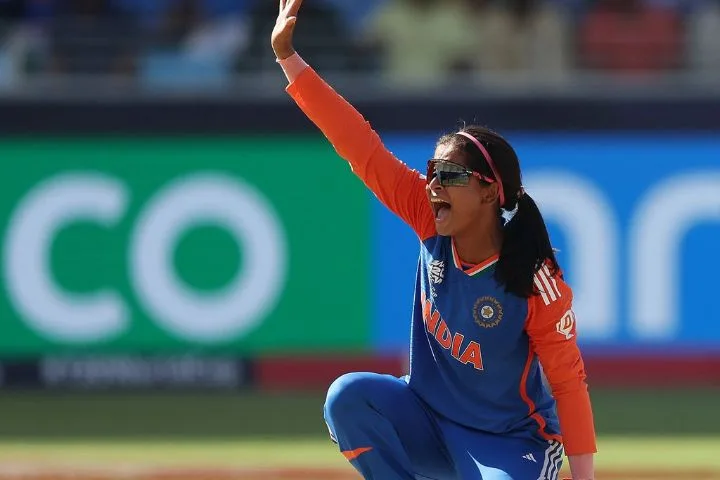 Richa Ghosh Stumps Muneeba Ali off Shreyanka Patil in ICC Women’s T20 World Cup Clash